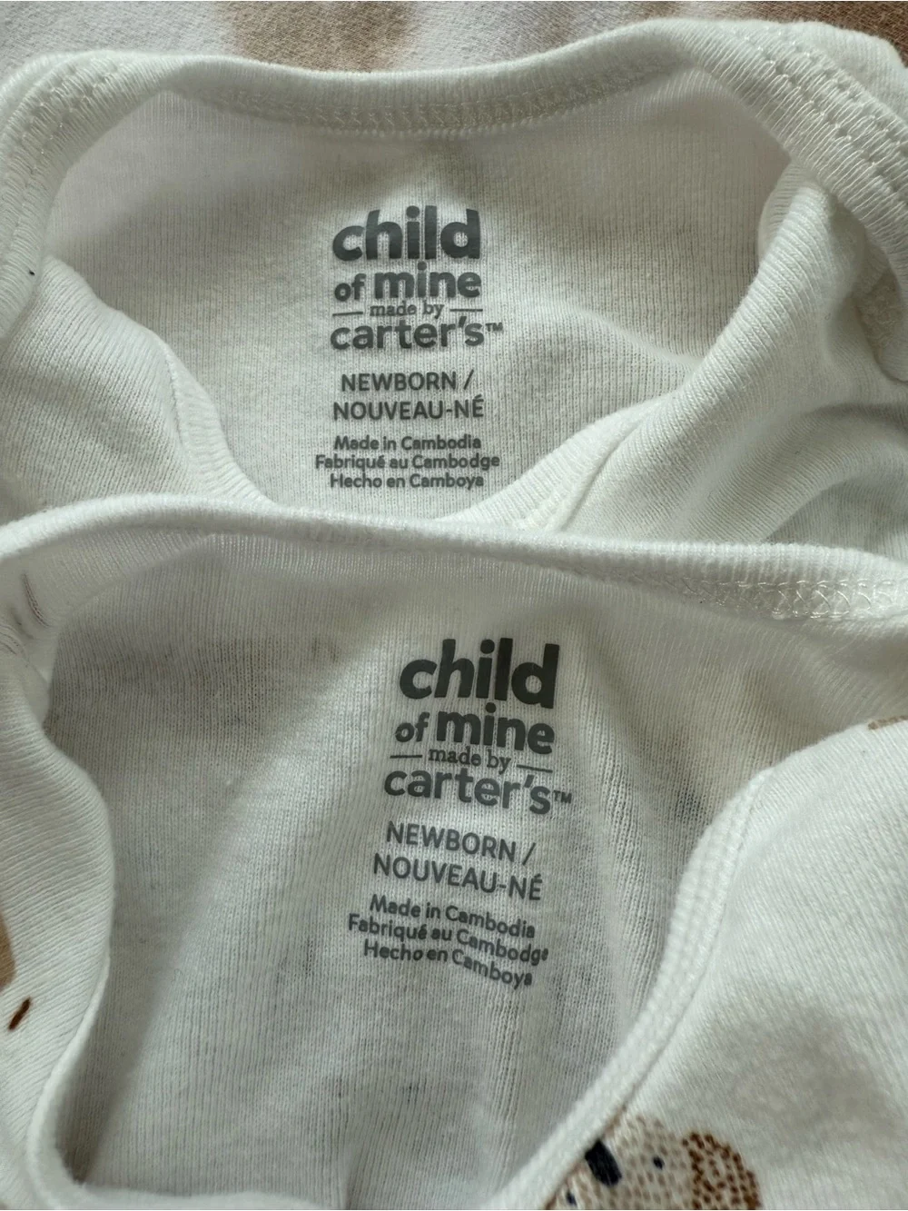 Newborn Koala Print Baby One-Piece Bodysuits